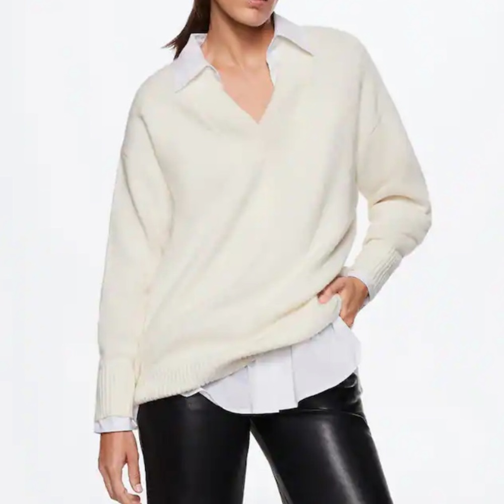 MANGO V-Neck Sweater
